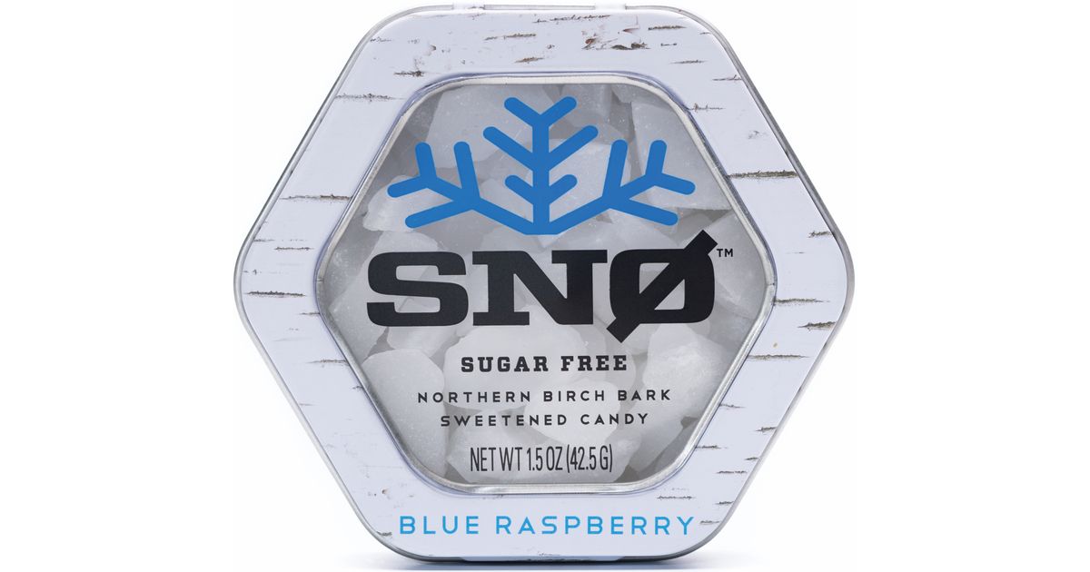 Smart Sweet Snowflakes Xylitol Candy, Blue Raspberry Azure Standard