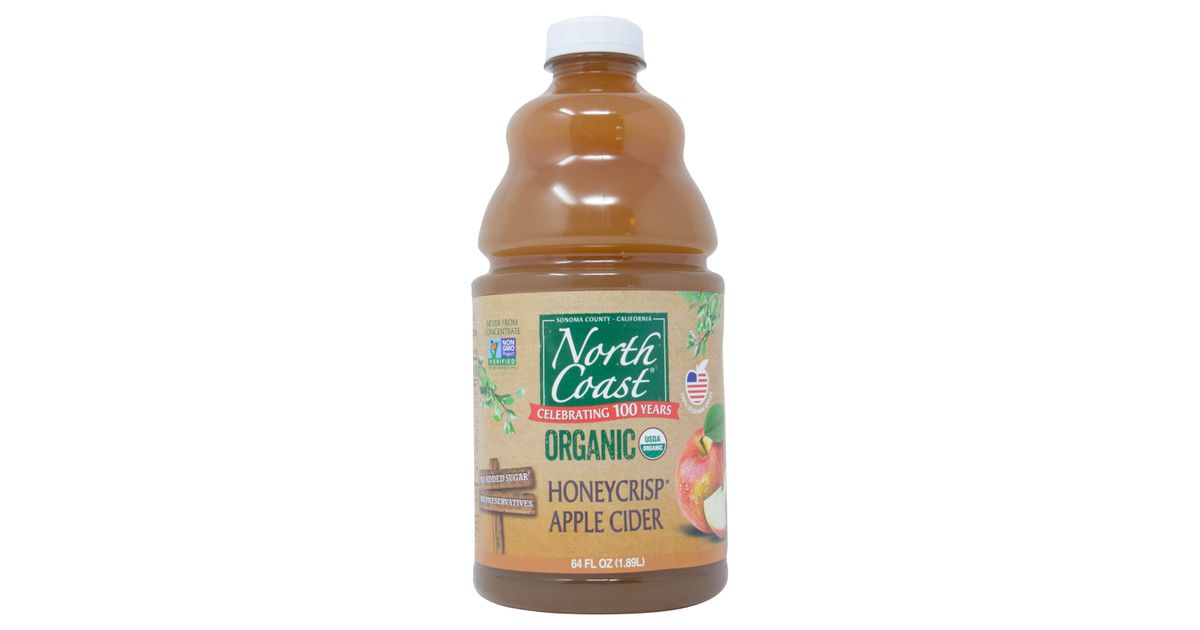 North Coast Apple Cider, Organic, Honeycrisp