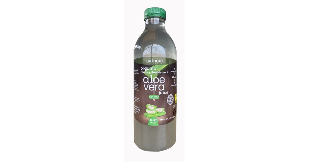 Naturae Healthy Aloe Vera Juice with Pulp - Azure Standard