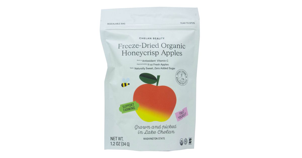 Chelan Beauty Apples Honeycrisp , Freeze Dried, Organic - Azure Standard