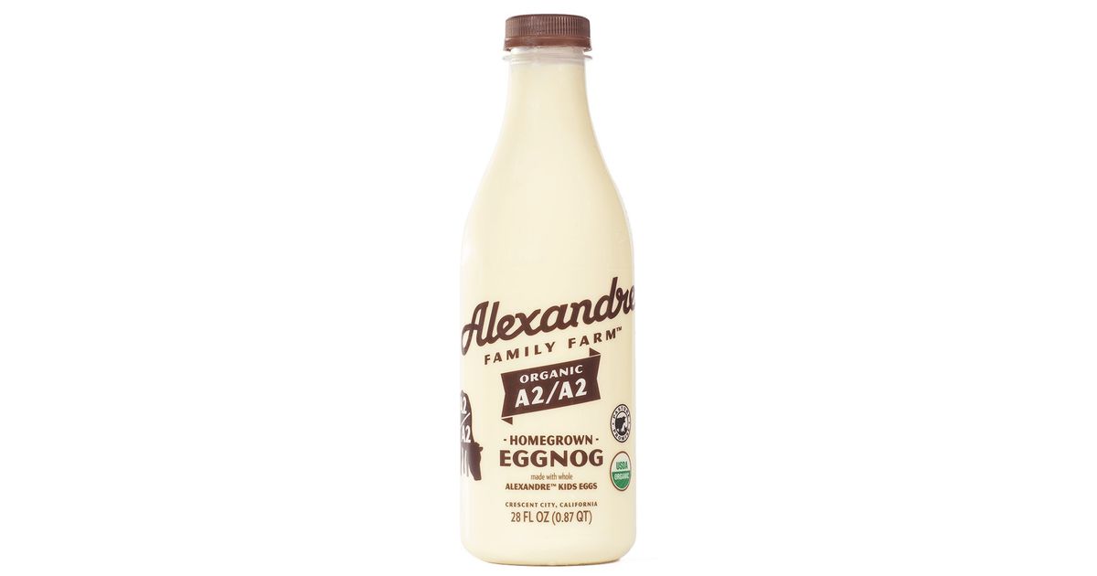 Alexandre Family Farm Eggnog, A2, Homegrown, Organic Azure Standard