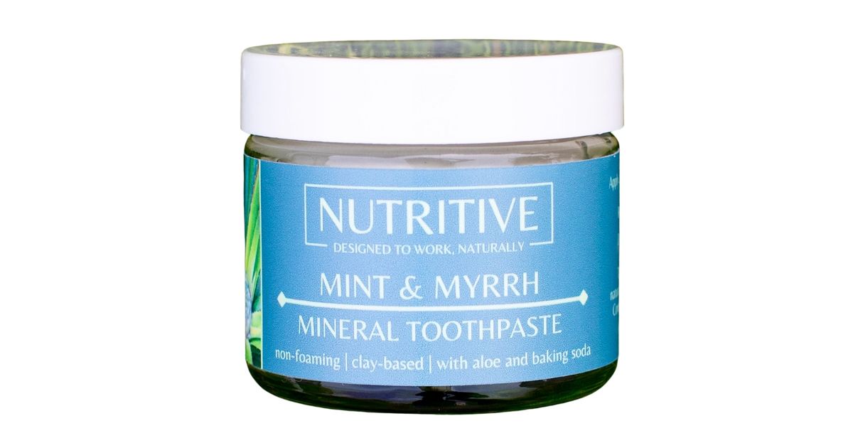 Nutritive Mineral Toothpaste, Mint & Myrrh - Azure Standard