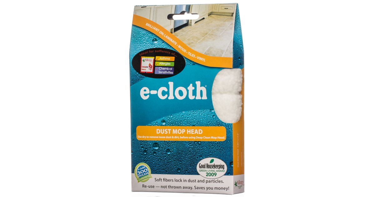 E Cloth Dust Mop Head Azure Standard
