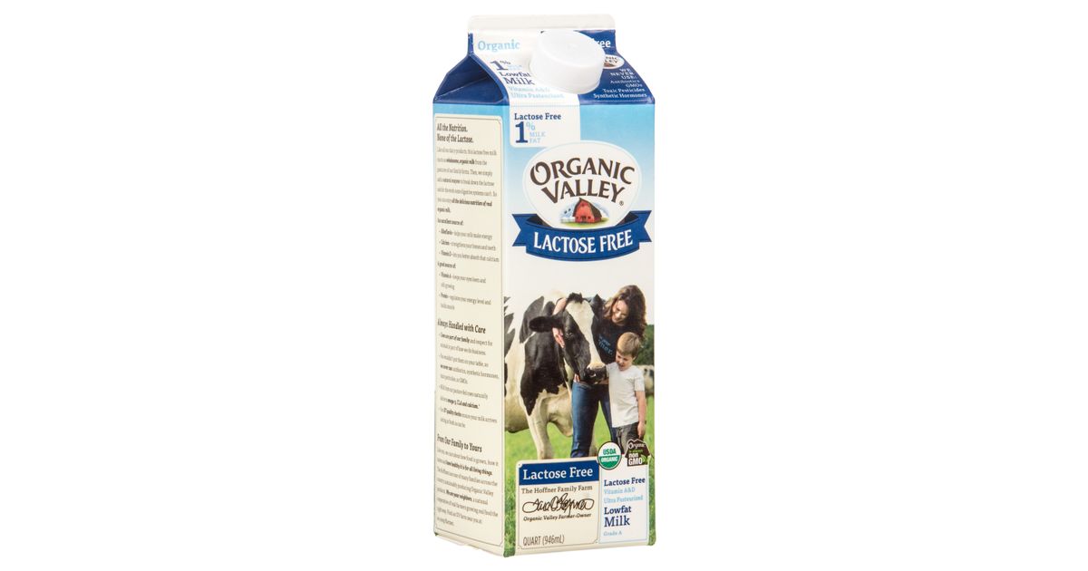 Organic Valley 1 % Milk, Ultra Pasteurized, Lactose Free, Organic