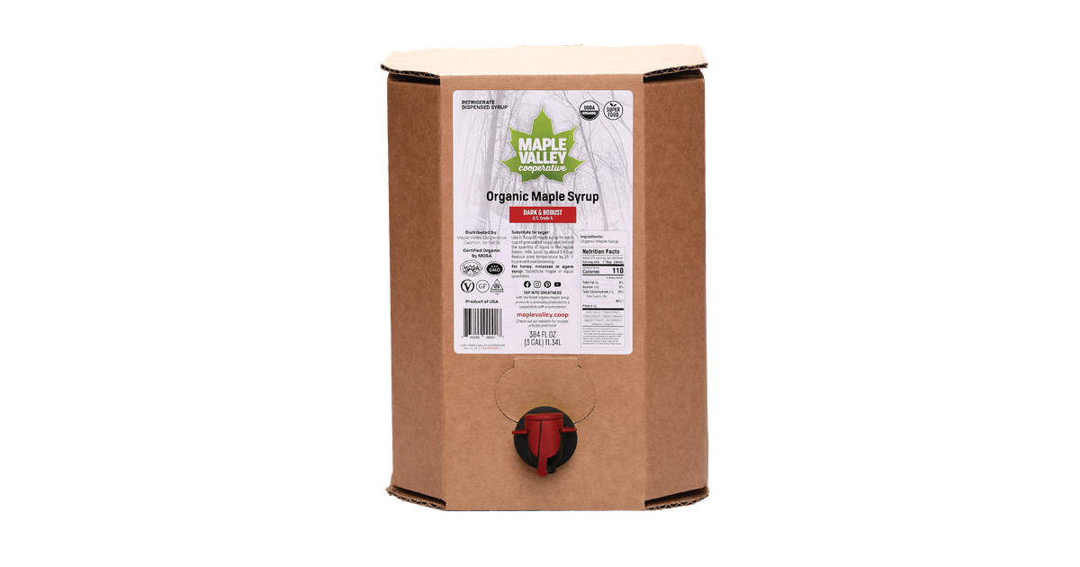 Maple Valley Coop Maple Syrup, Grade A, Dark Robust, Organic