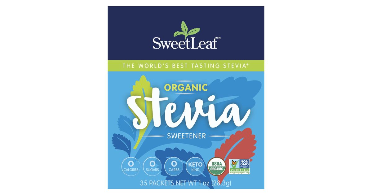 Sweet Leaf Stevia Sweetener Packets, Organic Azure Standard