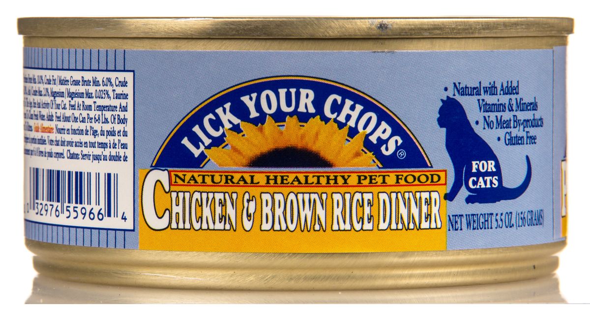 Lick Your Chops Cat Food, Canned, Chicken & Brown Rice Azure Standard