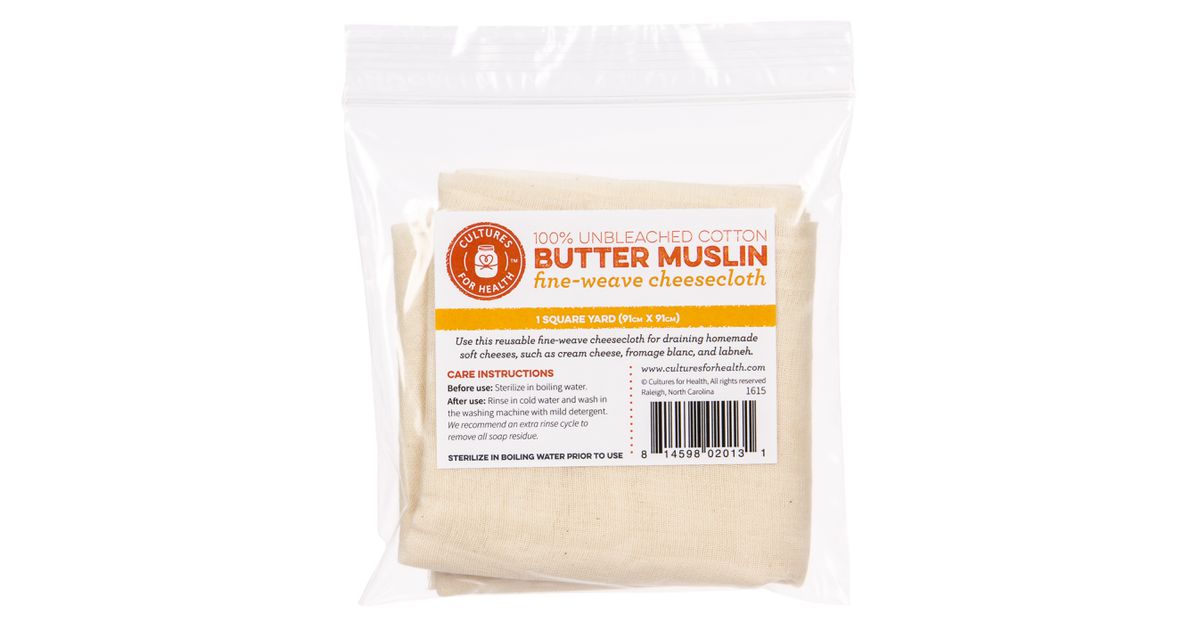Fine Butter Muslin - 1 Square Yard - 3-Pack