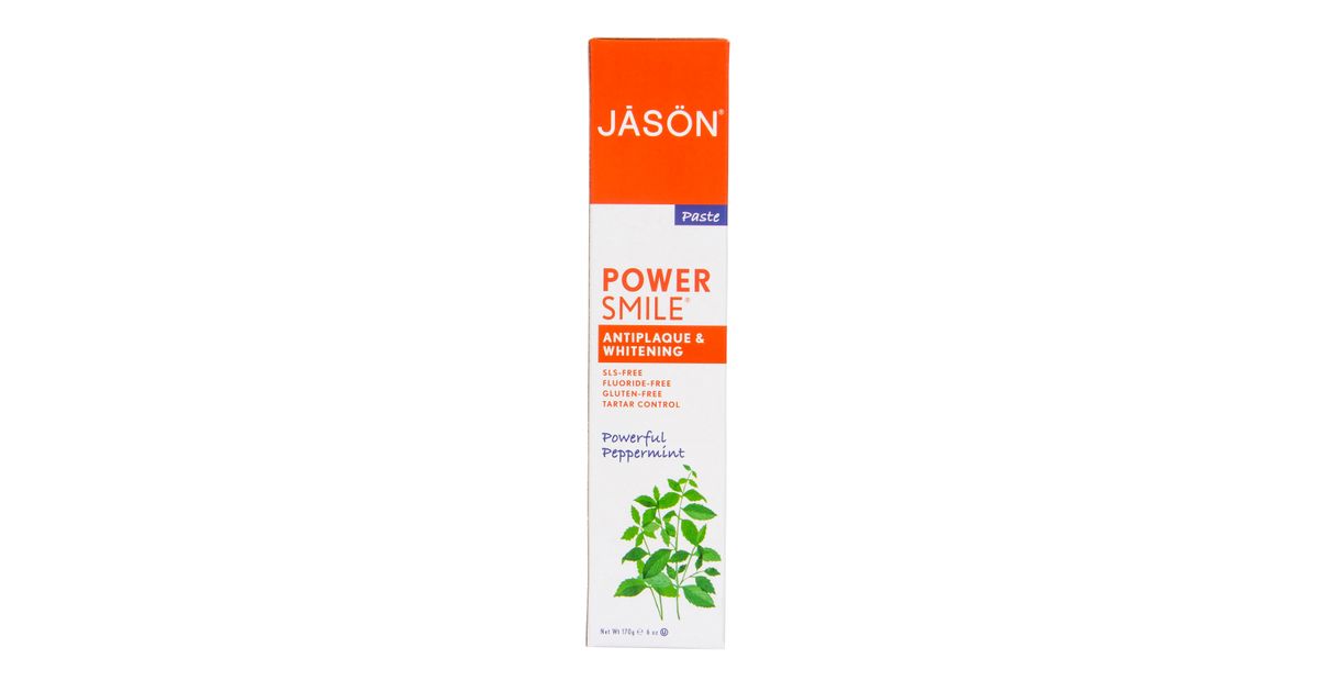 Jason PowerSmile Whitening Toothpaste, Peppermint Azure Standard