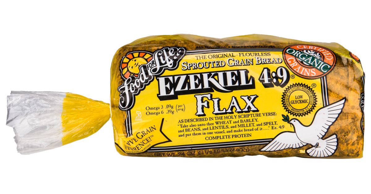 Food For Life Ezekiel 49 Sprouted Grain Flax Bread, Frozen, Organic