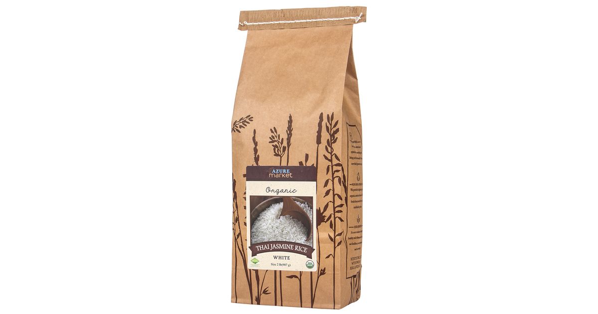 Azure Market Organics Rice, Thai Jasmine White, Organic - Azure Standard