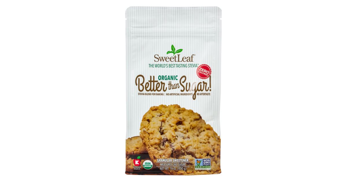 Sweet Leaf Stevia Blend for Baking, Granular Sweetener, Organic Azure
