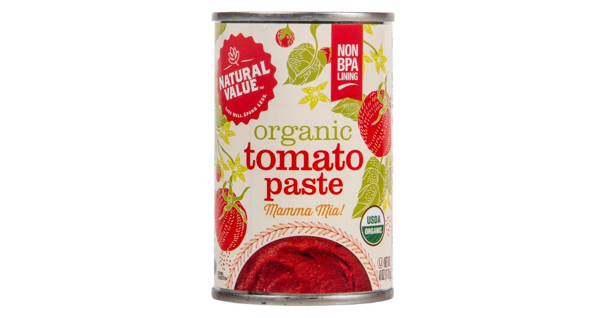 Natural Value Tomato Paste, Organic - Azure Standard