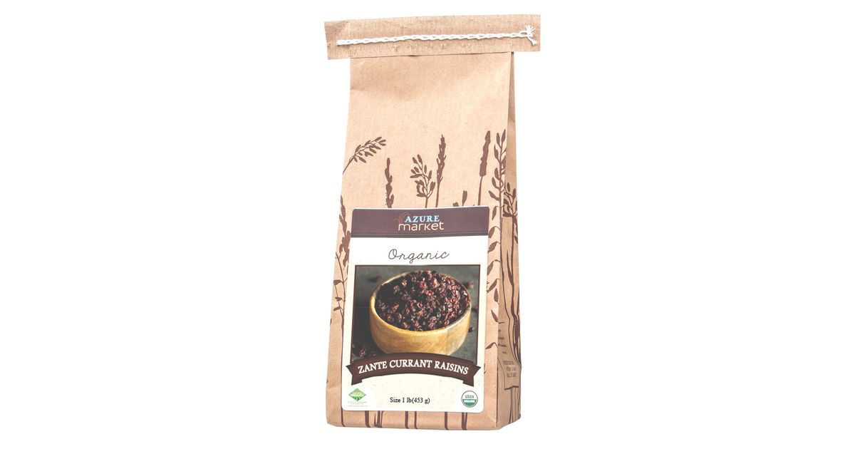 Azure Market Organics Zante Currant Raisins, Organic Azure Standard