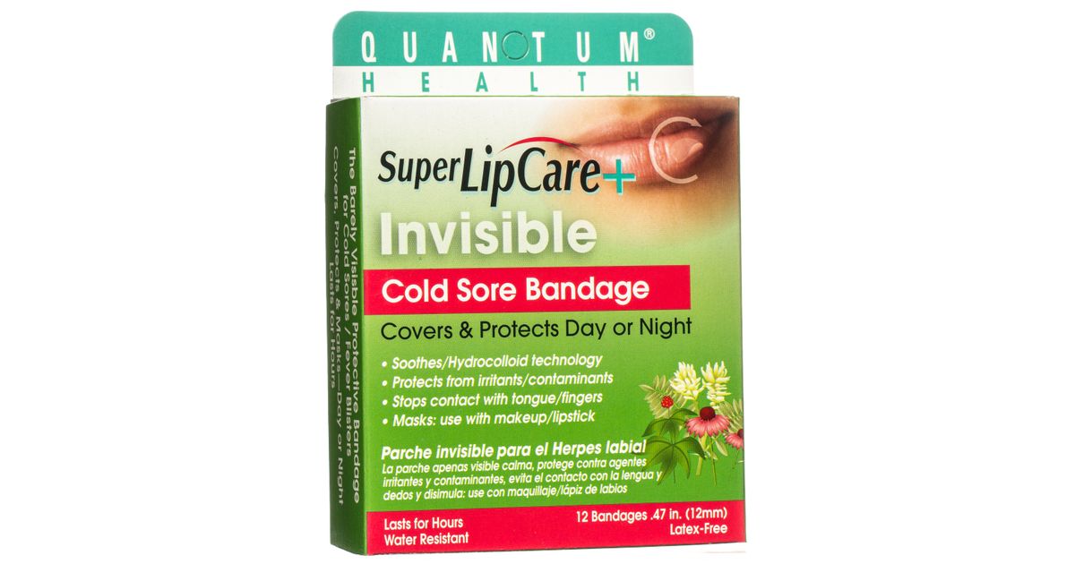 Quantum Health Super LipCare+ Invisible Cold Sore Bandage Azure Standard