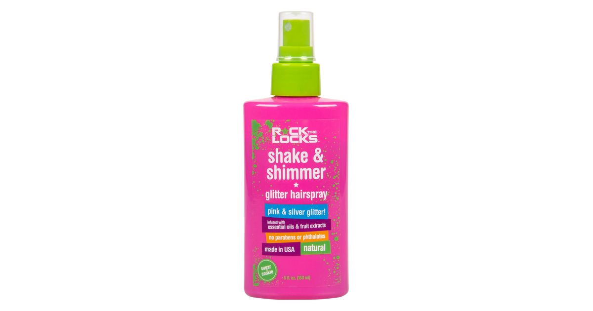 Rock the Locks Kids, Shake and Shimmer, Hairspray, Glitter Azure Standard