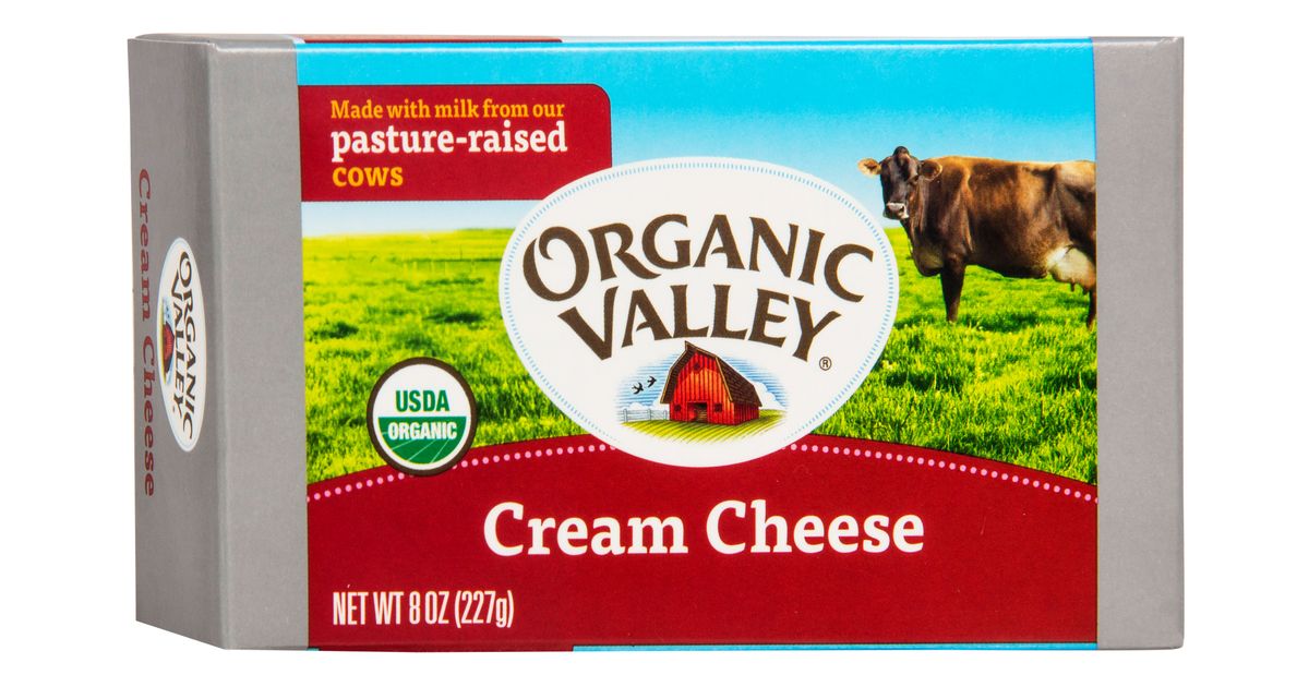 Organic Valley Cream Cheese, Organic Azure Standard