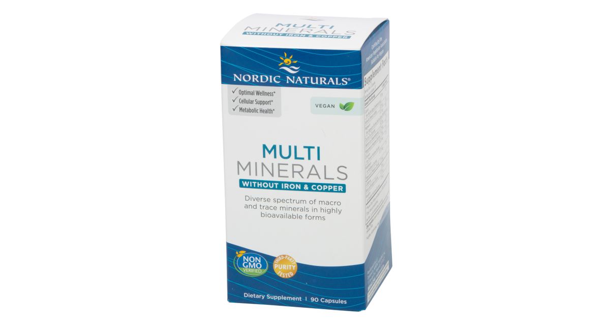 Nordic Naturals Multi Minerals without Iron & Copper Azure Standard