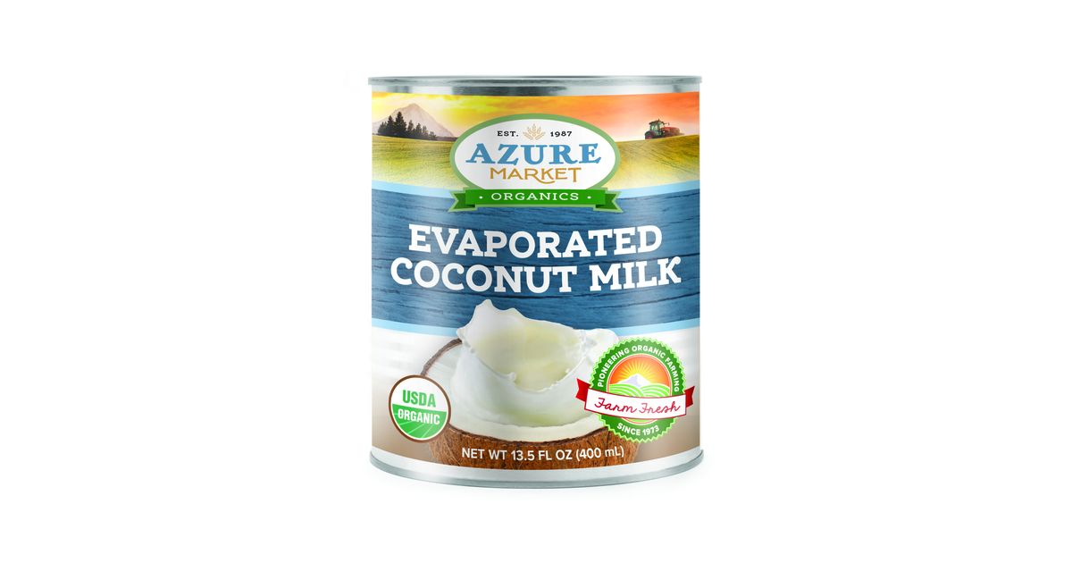 Azure Market Organics Evaporated Coconut Milk, Organic Azure Standard