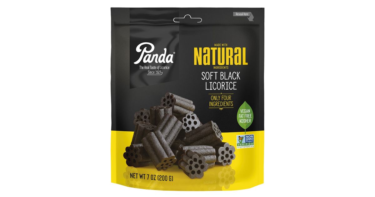 Panda Black Licorice Chews - Azure Standard