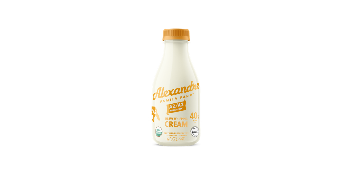 Alexandre Family Farm Heavy Whipping Cream, A2, 40%, Pasture