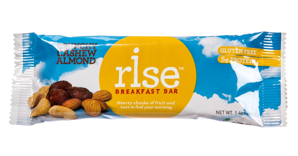 Rise Bar Breakfast Bars, Crunchy Cashew Almond Azure Standard