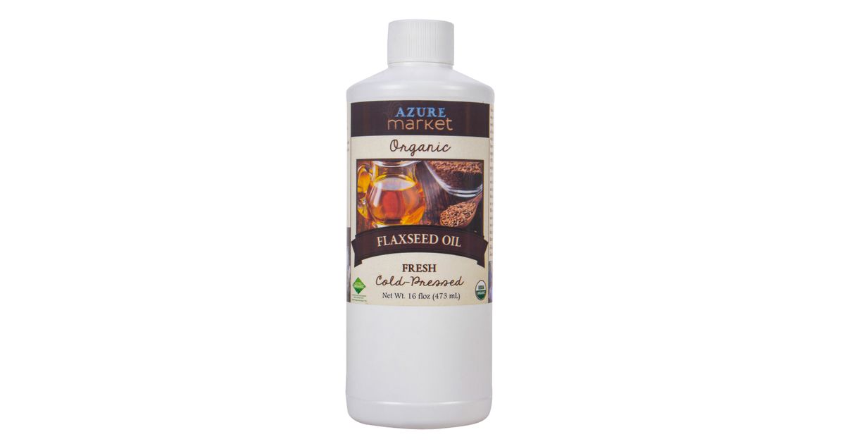 Azure Market Organics Flax Seed Oil Fresh Organic Azure Standard