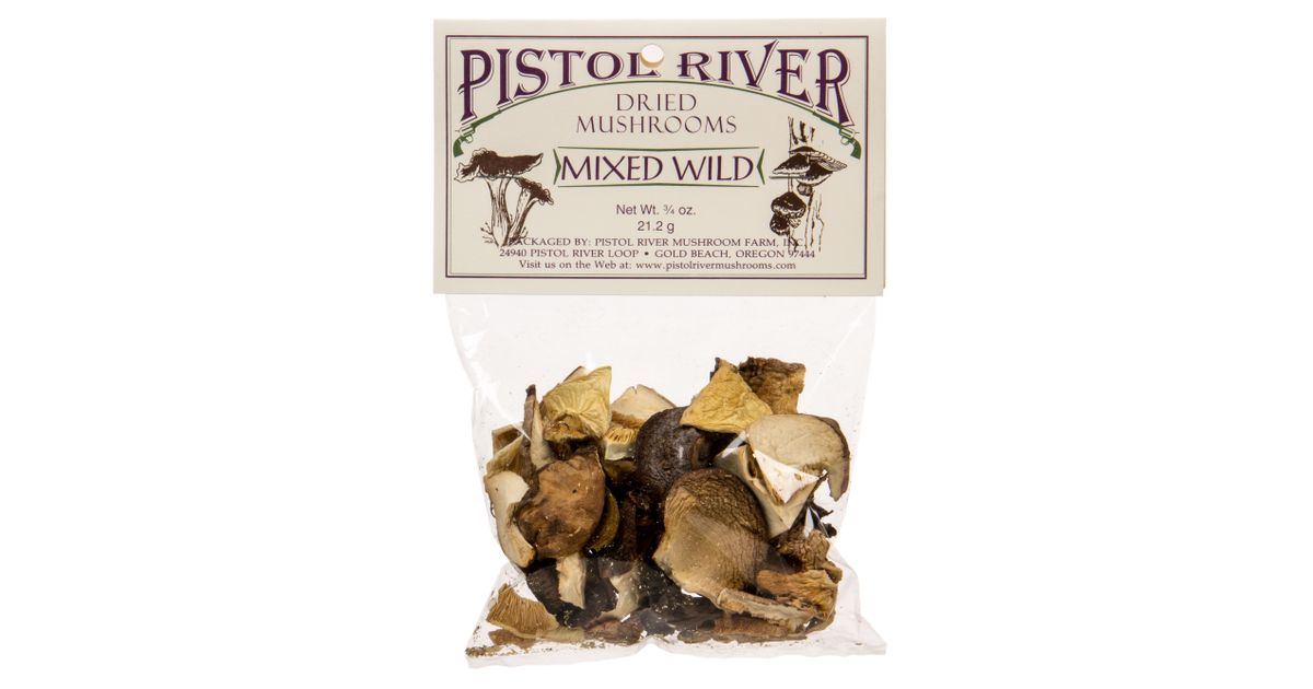 Pistol River Mixed Wild Mushrooms, Dried Azure Standard