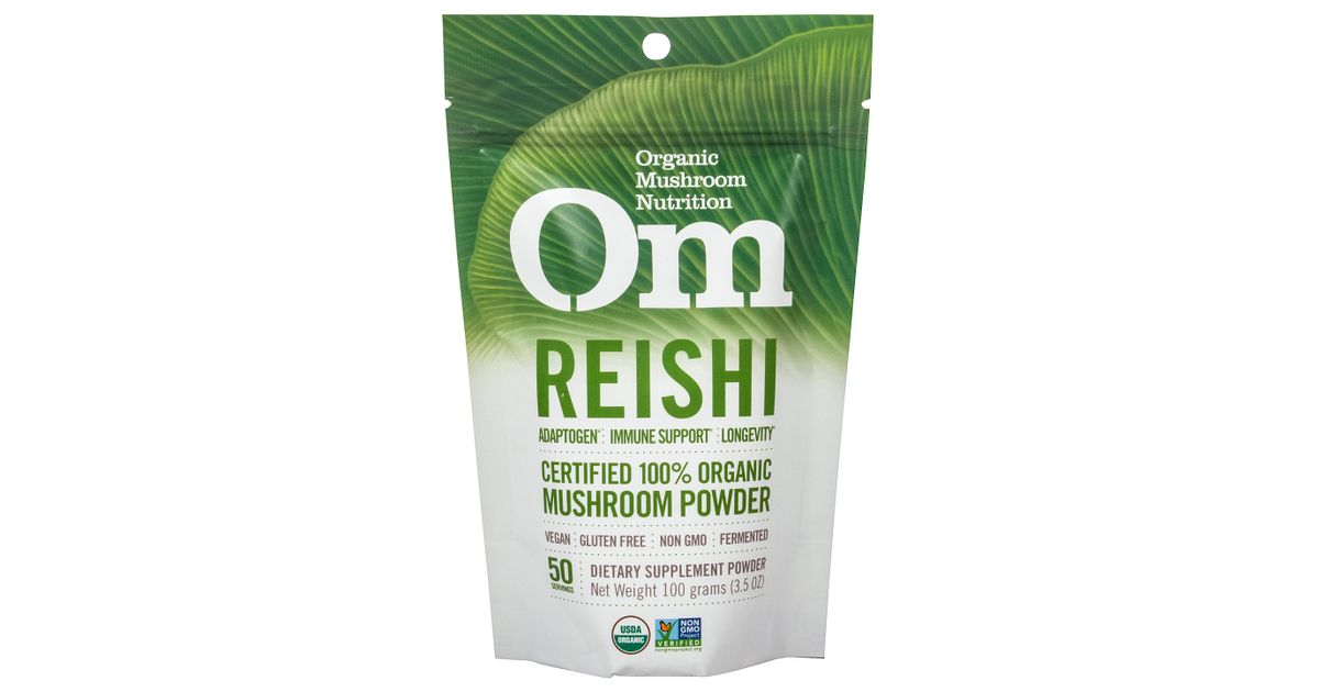 OM Mushroom Superfood Reishi, Mushroom Powder, Organic Azure Standard