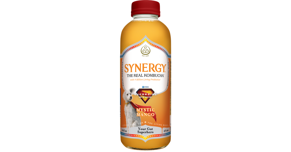 GT's SYNERGY, Kombucha Raw, Mystic Mango - Azure Standard