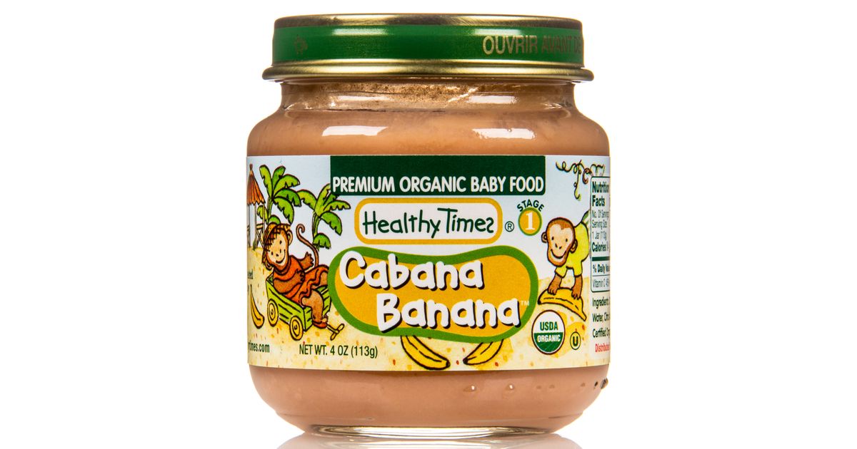 Healthy Times - Baby Food, Cabana Banana, Organic - Azure Standard