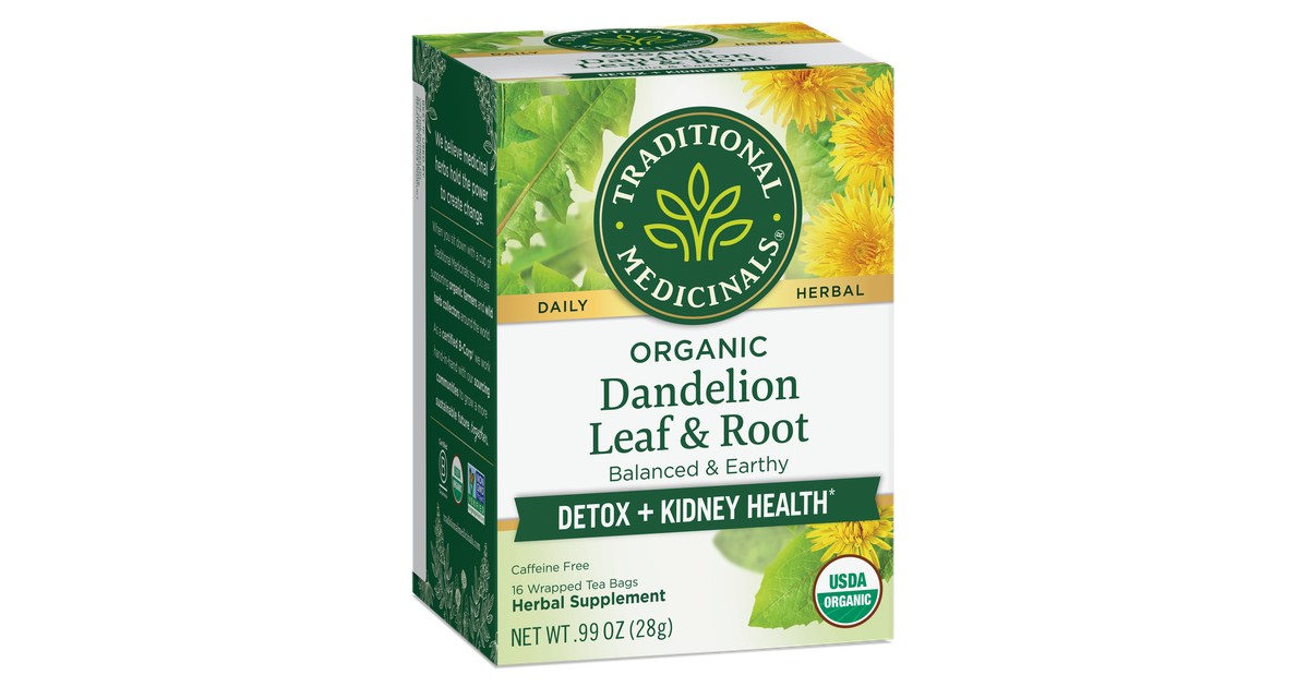 Traditional Medicinals Dandelion Leaf & Root Tea, Organic - Azure Standard