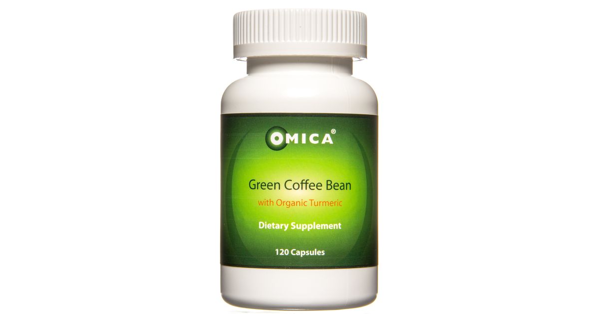 Omica Organics Green Coffee Bean & Turmeric Capsules Azure Standard