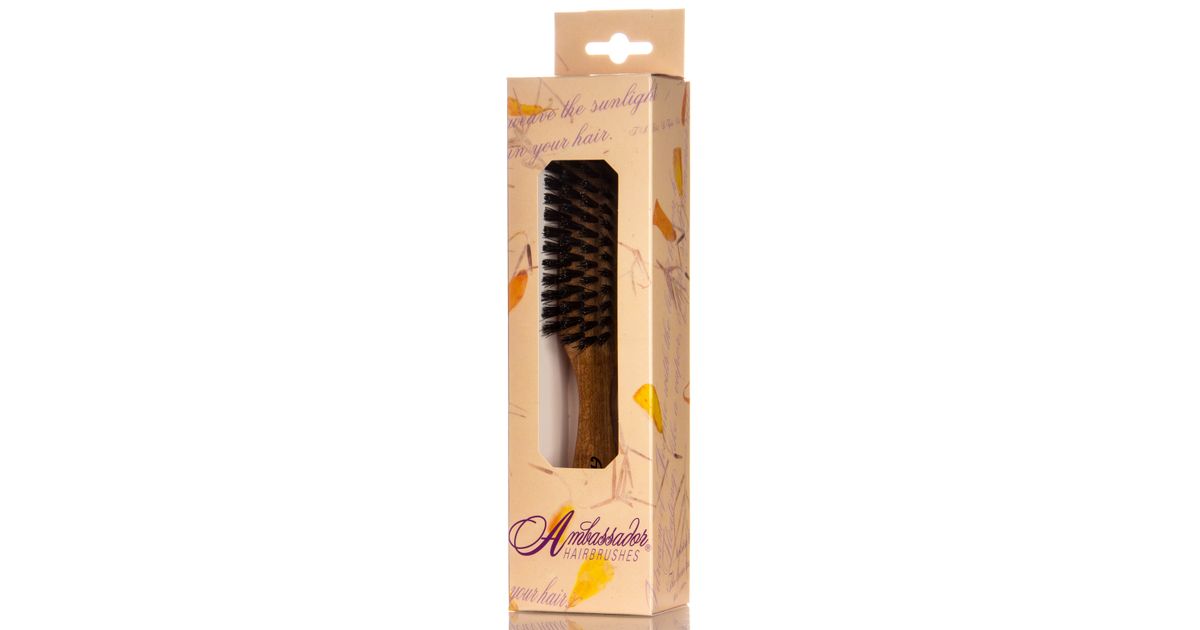 Ambassador Hairbrush with Pure Natural Bristles Azure Standard