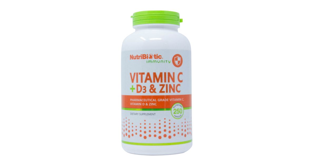 Nutribiotic Vitamin C Plus D3 & Zinc Azure Standard