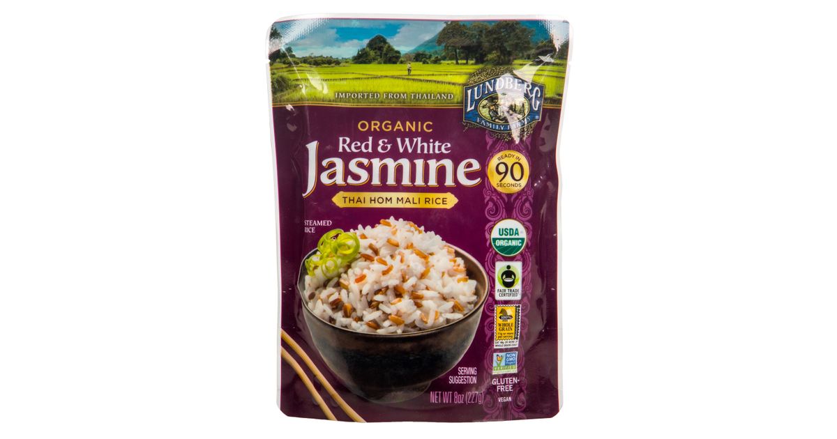 Lundberg Rice, Jasmine Red & White, Thai Hom Mali, Organic - Azure Standard