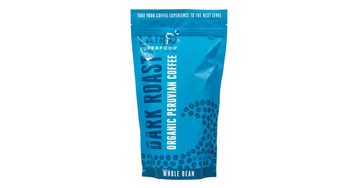 Laird Superfood Coffee, Espresso, Dark Roast, Whole Bean, Peruvian