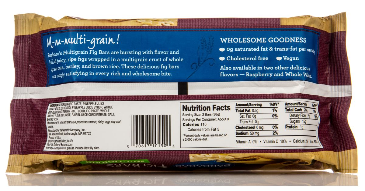 @@Barbara's Bakery Multigrain Fig Bars - Azure Standard