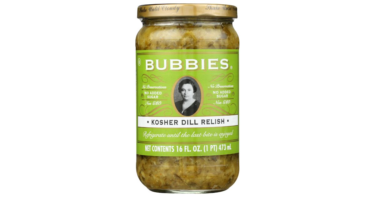 Bubbies Pure Kosher Dill Relish Azure Standard