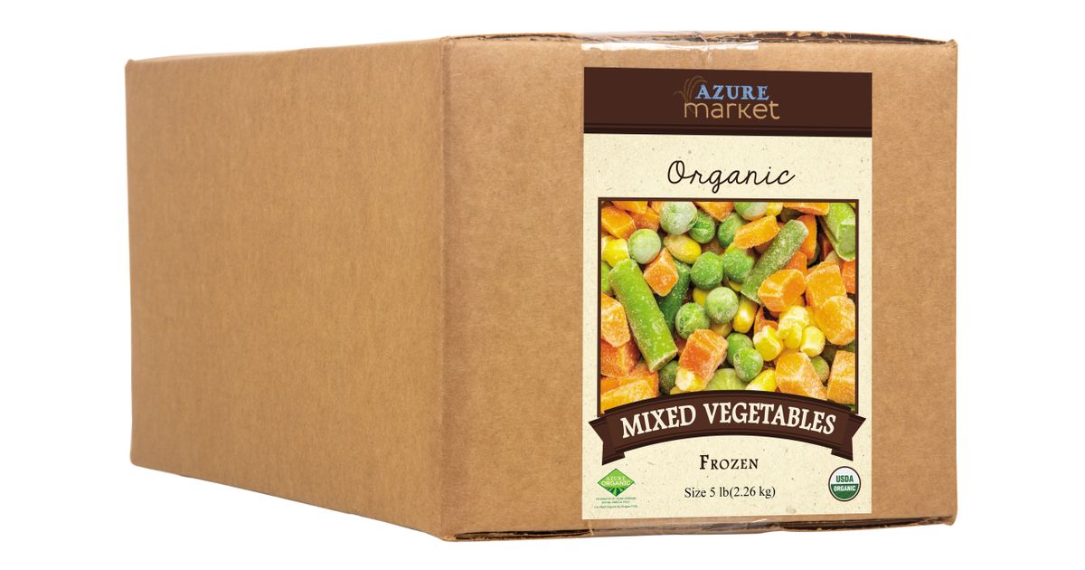 Azure Market Organics Mixed Vegetables, Frozen, Organic - Azure