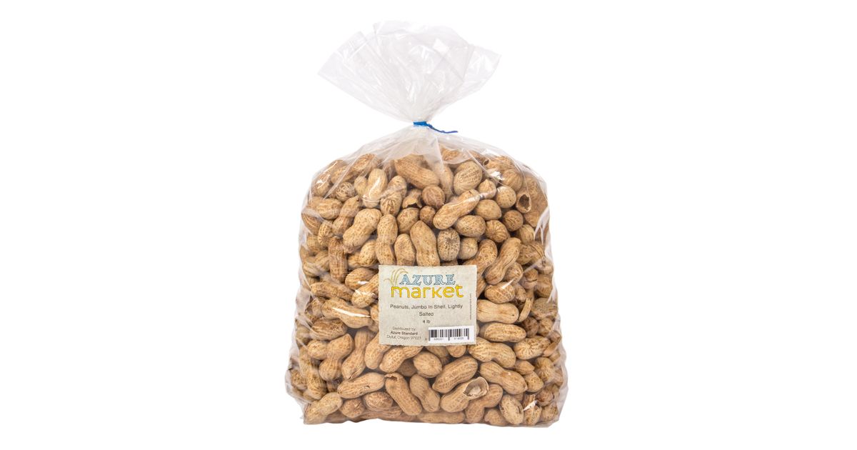 CB's Nuts Peanuts, Jumbo In Shell, Lightly Salted Azure Standard