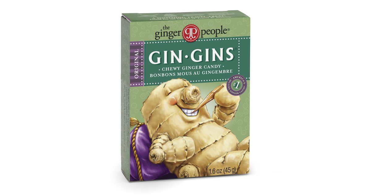 Ginger People Gin Gins Original Ginger Chewy Candy Azure Standard