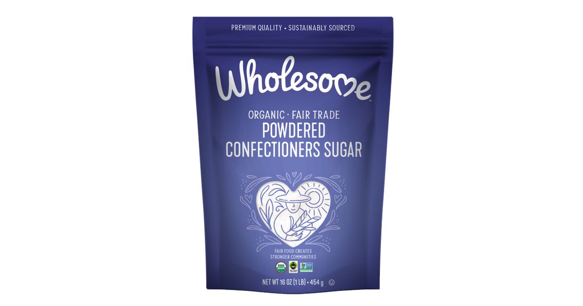 Wholesome Sweeteners Powdered Sugar, 12X Super Fine, Organic
