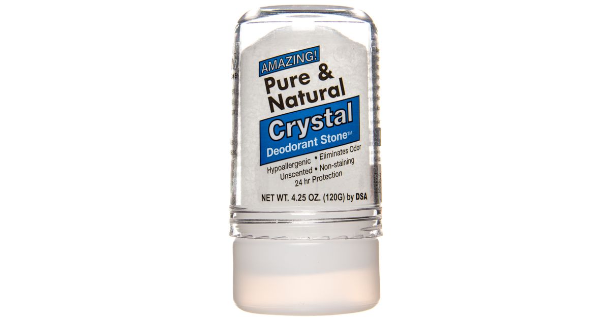 Deodorant Stones of America Pure and Natural Crystal Stick Azure Standard