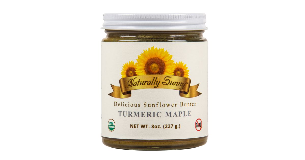 Naturally Sunny Sunflower Butter, Turmeric Maple, Organic - Azure Standard