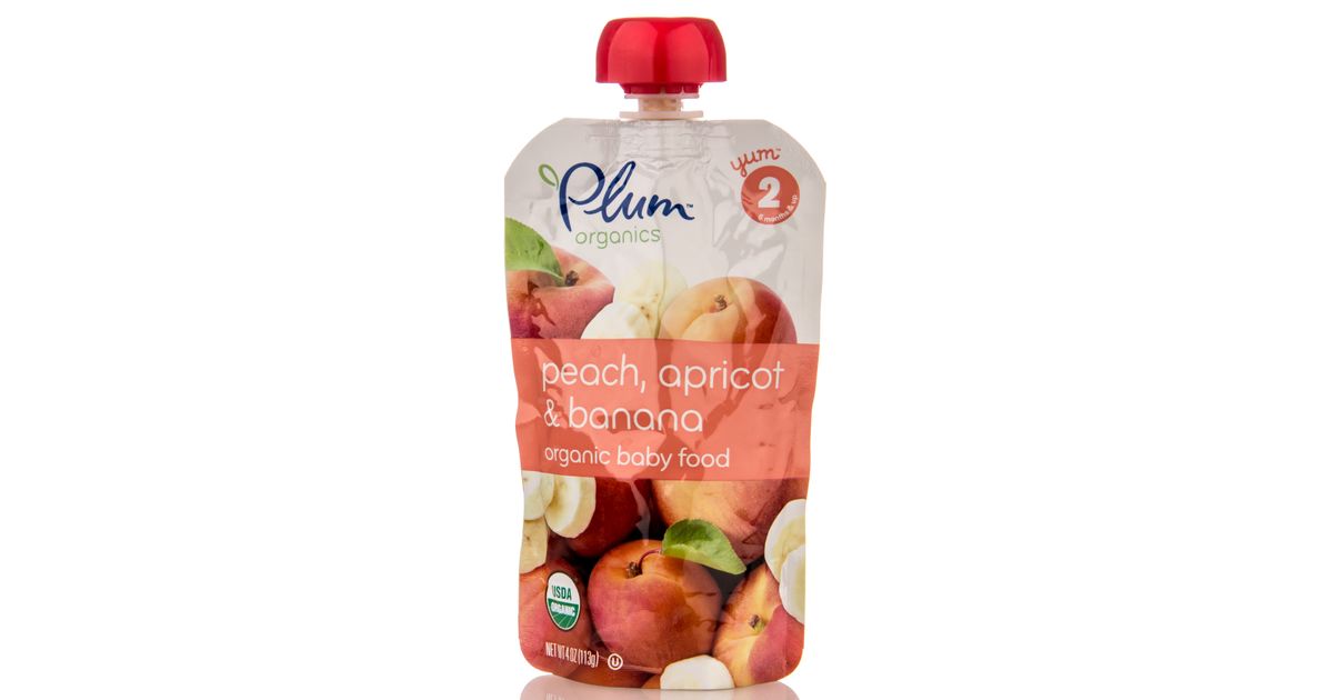 Plum Organics Stage 2 Peach Apricot Banana Organic Azure Standard