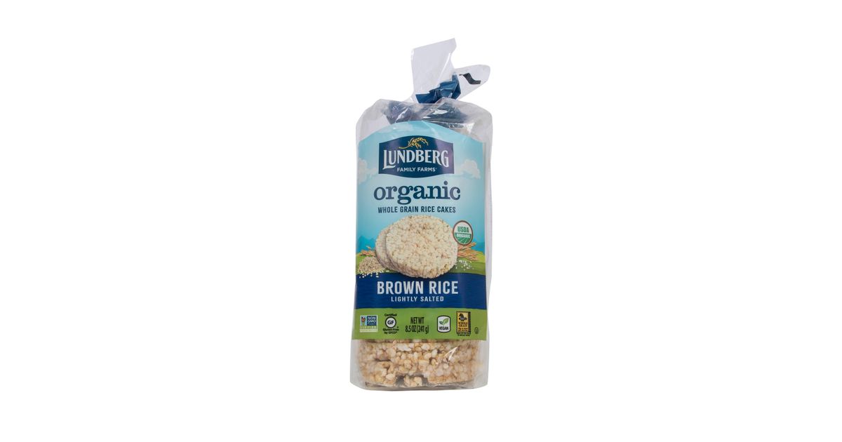 Lundberg Rice Cakes, Brown, Lightly Salted, Organic, Gluten Free Azure Standard