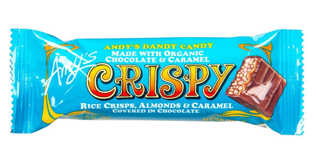 Amy's Crispy Candy Bar Almond Caramel Chocolate, Organic Azure Standard