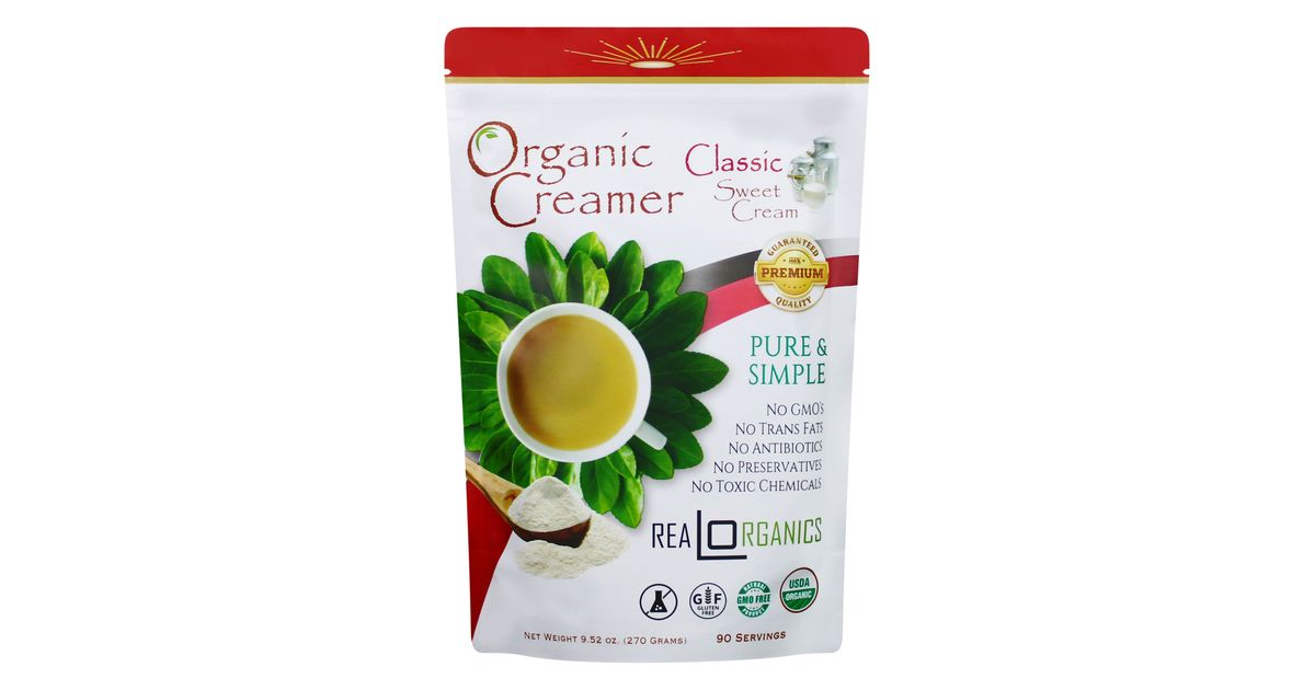 Powdered Coffee Creamer, Classic Sweet Cream, Organic