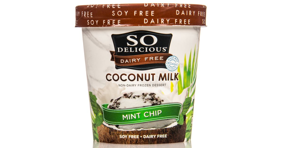 So Delicious Coconut Milk Frozen Dessert, Mint Chip Azure Standard